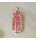 Pendentif argent 925 pierre naturelle Rhodochrosite
