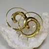 Boucles d'oreilles créoles bijoux ethniques en laiton shantilight