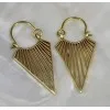 Boucles d'oreilles ethniques chic et classique en laiton shantilight