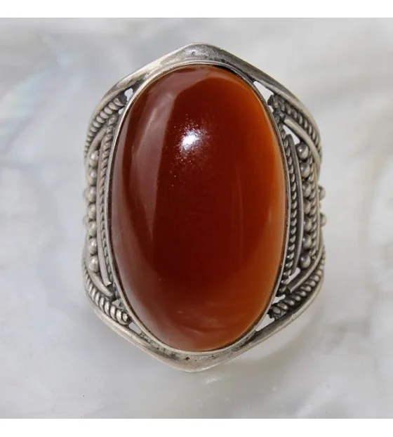 bague ethnique tribal argent cornaline shantilight bague ethnique tribal argent cornaline shantilight