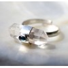 Bague argent bijoux pierres naturelles cristal tourmaline shantilight