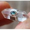 Bague argent bijoux pierres naturelles cristal tourmaline shantilight