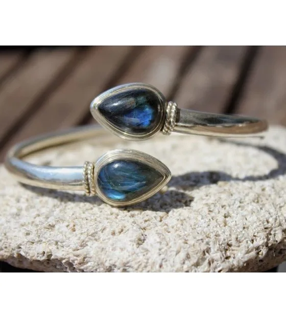 Bracelet argent labradorite fait main shantilight Bracelet argent labradorite fait main shantilight