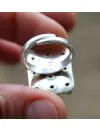 Bague argent bijoux pierre de lune