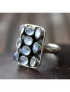 Bague argent bijoux pierre de lune