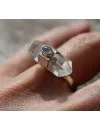 Bague ethnique bague argent ajustable cristal labradorite shantilight