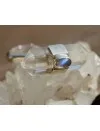 Bague ethnique bague argent ajustable cristal labradorite shantilight