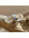 Bague ethnique bague argent ajustable cristal labradorite shantilight
