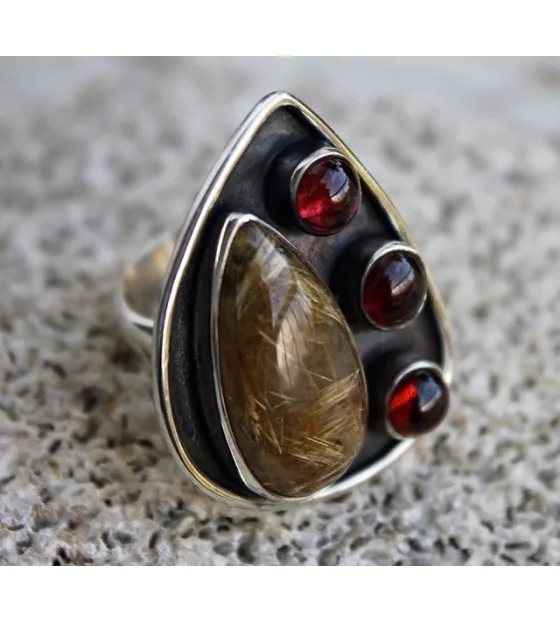 Bijoux ethnique pierres naturelles bague argent shantilight Bijoux ethnique pierres naturelles bague argent shantilight