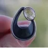 Bague argent quartz rutilé shantilight
