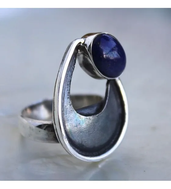Bague argent bijoux lapis lazuli shantilight Bague argent bijoux lapis lazuli shantilight