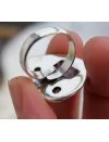 Bijoux ethnique bague argent pierre de lune Shantilight