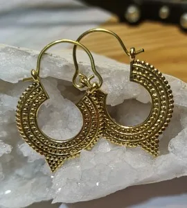 Bijoux ethnique boucles d'oreilles laiton shantilight