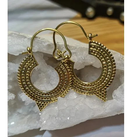 Bijoux ethnique boucles d'oreilles laiton shantilight