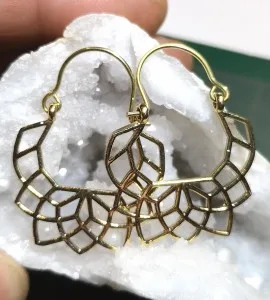 Boucles d'oreilles laiton ethnique Caen shantilight