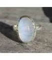Bague Chandra Devi – Argent 925 & Pierre de lune