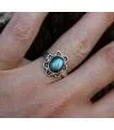 Bague Akasha – Argent 925 & Labradorite