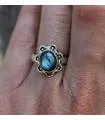 Bague Akasha – Argent 925 & Labradorite
