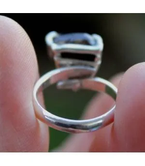 Bague argent griffe bijoux ethnique agate de feu shantilight