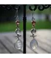 Boucles d'oreilles argent pierres de lune naturelles