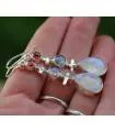 Boucles d'oreilles argent pierres de lune naturelles