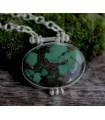 Pendentif ethnique bijou argent turquoise caen shantilight