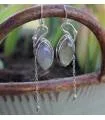 Boucles d’oreilles Akasha – Argent 925 & Labradorite