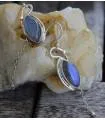 Boucles d’oreilles Akasha – Argent 925 & Labradorite