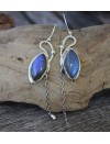 Boucles d’oreilles Akasha – Argent 925 & Labradorite