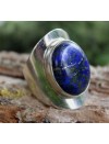 Bague ethnique chic bijoux pierre naturelle lapis lazuli Shantilight