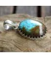 Pendentif Kumuda – Argent 925 & Turquoise