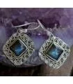 Boucles d’oreilles Jyoti – Argent 925 & Labradorite
