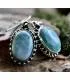 Bijoux indiens pierres naturelles Larimar shantilight