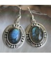 Boucles d’oreilles Jyoti Nila – Argent 925 & Labradorite