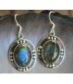 Boucles d’oreilles Jyoti Nila – Argent 925 & Labradorite