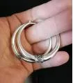Boucles d'oreilles ethniques bijoux argent créoles Shantilight