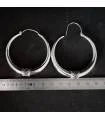 Boucles d'oreilles ethniques bijoux argent créoles Shantilight