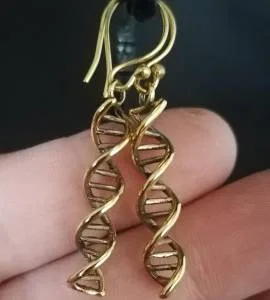 Boucles d'oreilles ethnique bijoux laiton ADN Shantilight