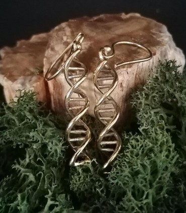 Boucles d'oreilles ethnique bijoux laiton ADN Shantilight