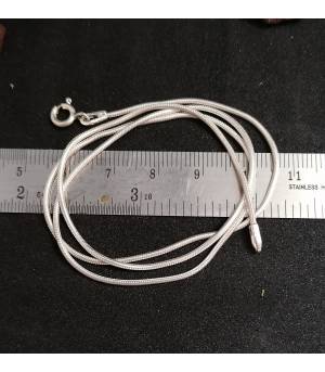 Chaîne en argent chaîne snake maille serpent Shantilight
