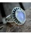 Bague Indu Kala – Argent 925 & Pierre de Lune