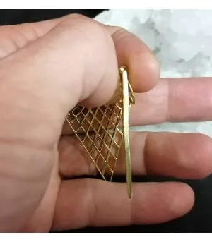 Boucles d'oreilles boho tribal bijoux laiton Shantilight