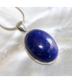 Pendentif ethnique bijoux épuré pierre naturelle lais lazuli