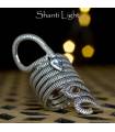 Bague ethnique bijou artisanal en argent serpent Shantilight