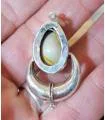 pendentif argent bijou ethnique tribal coquillage cabri Shantilight
