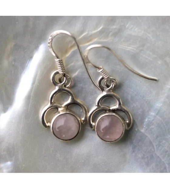 Boucles d'oreilles ethnique pierre naturelle shantilight Boucles d'oreilles ethnique pierre naturelle shantilight