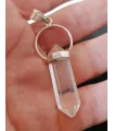 Pendentif argent pendule bijou fait main cristal Shantilight