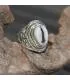 Bague ethnique argent coquillage cauri Shantilight