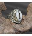 Bague ethnique bijoux argent coquillage cabri Shantilight