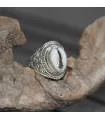 Bague ethnique bijoux argent coquillage cabri Shantilight
